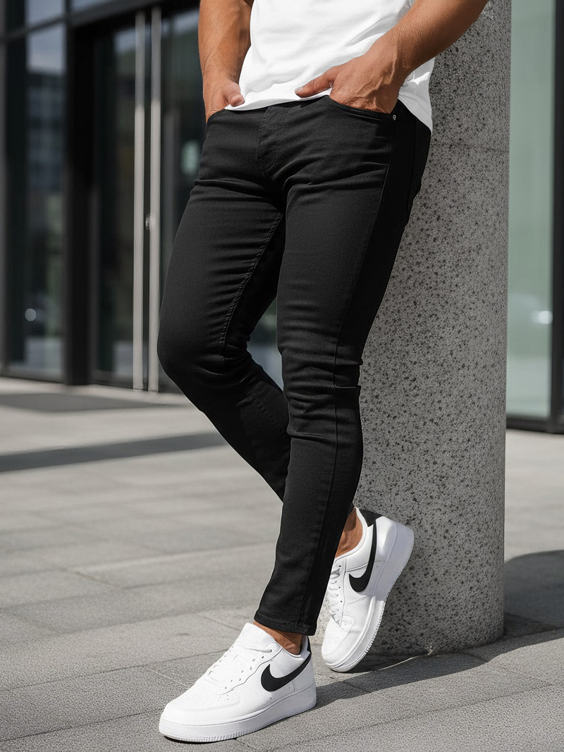 Чоловічі джинси Чорнi OZONEE DO/2807/1