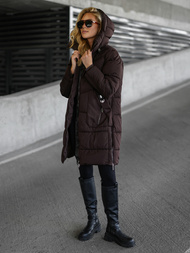 Куртка жіноча шоколад OZONEE JS/16M9302/158