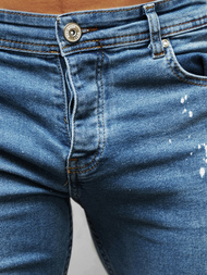 Spodnie jeansowe męskie niebieskie OZONEE O/WE1014