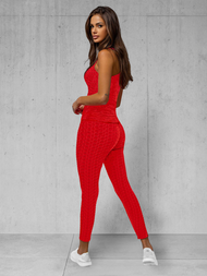 Komplet sportowy dwuczęściowy czerwony OZONEE JS/YW88037/5Z