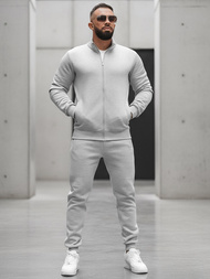 Спортивний костюм чоловічій ciрий OZONEE JS/68C10385/2