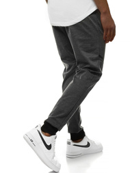 Spodnie dresowe męskie grafitowe OZONEE JS/AM106