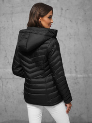 Куртка жіноча чорна OZONEE JS/5M3170/392