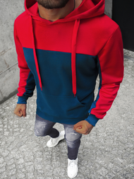 Bluza z kapturem męska granatowa OZONEE JS/JZ11058