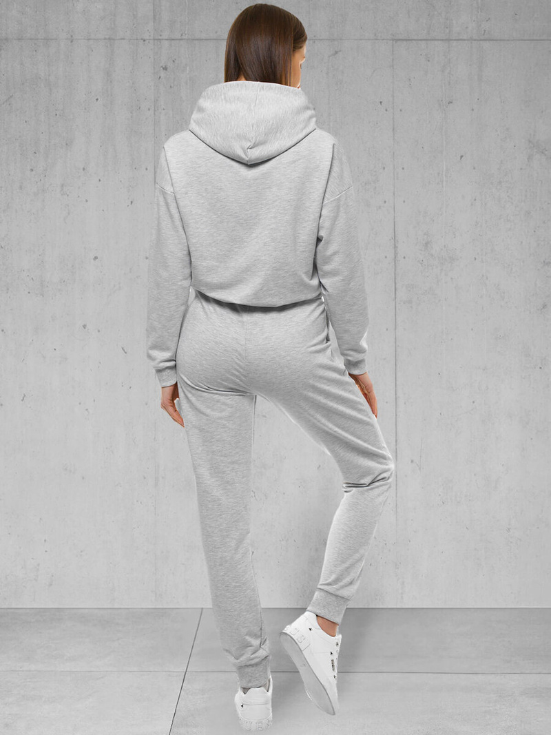 Жіночий спортивний костюм з двох частин Яскраво-Сiрий OZONEE O/12109