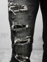 Чоловічі джинси Чорнi OZONEE NB/MP0072N