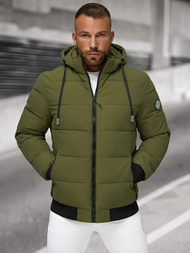Kurtka zimowa męska jasna-khaki OZONEE JS/31M5023/62