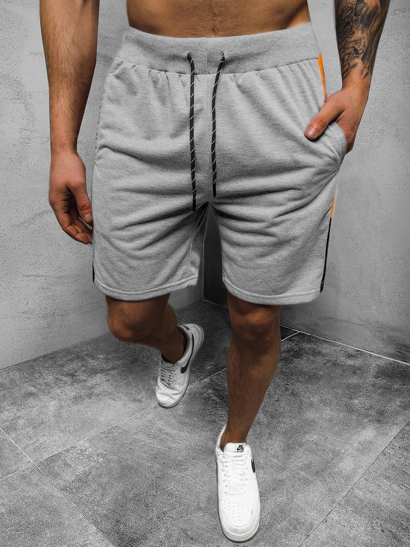 Spodenki dresowe męskie szare OZONEE JS/KS2561