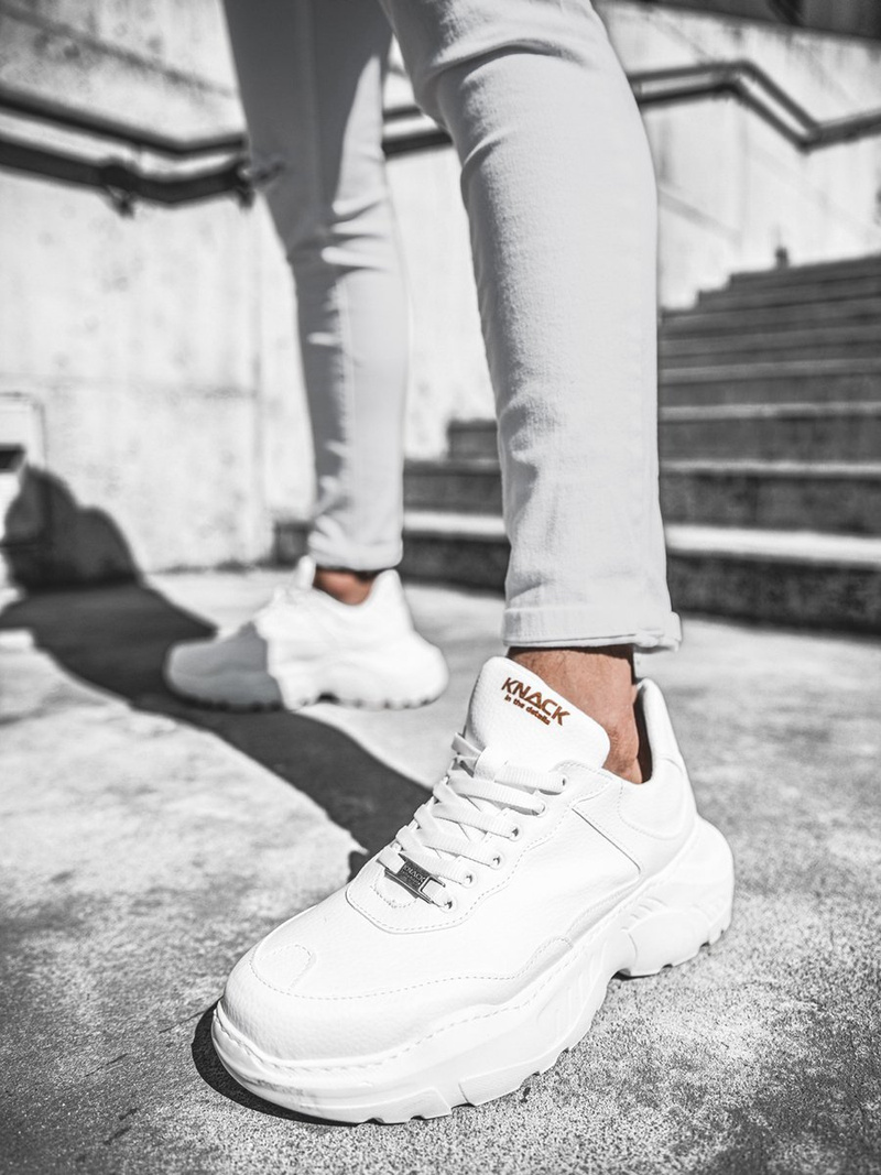 Sneakersy białe OZONEE O/KN75