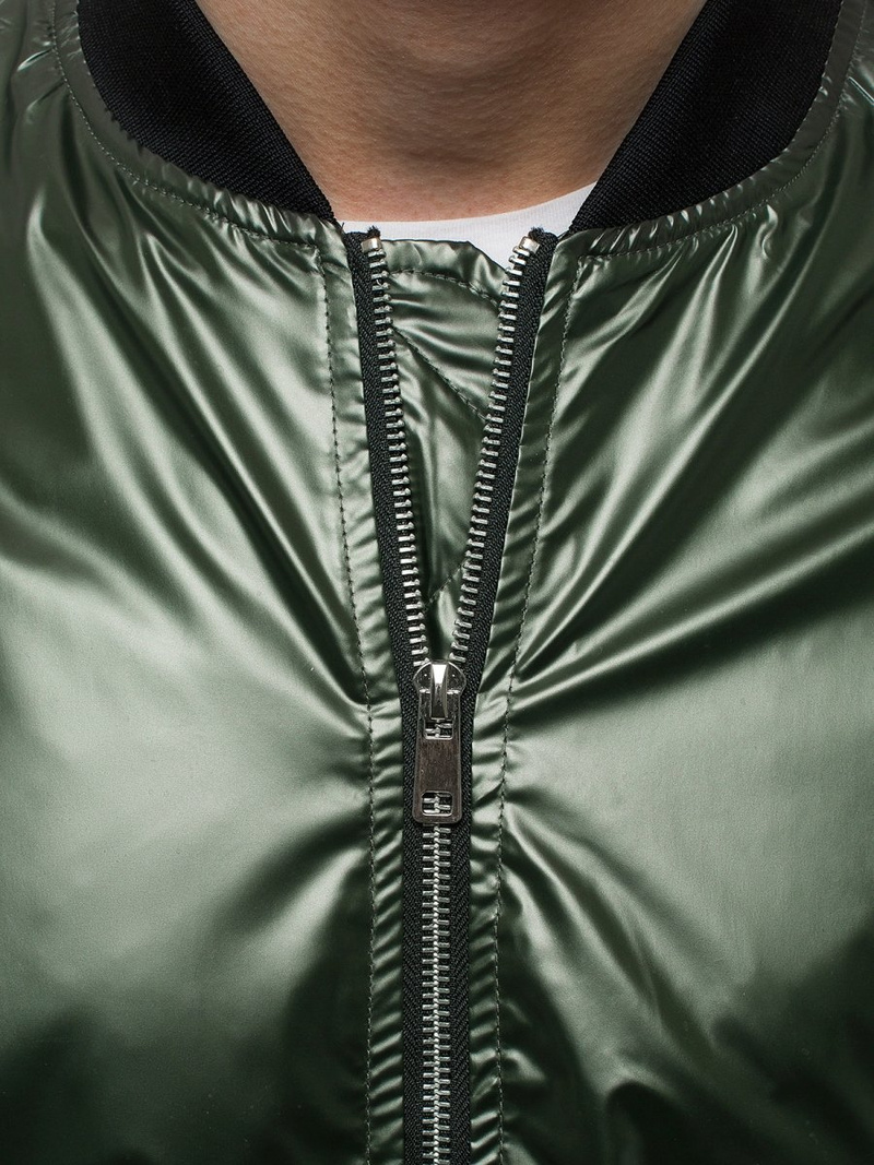 Kurtka bomberka męska zielona OZONEE N/6147