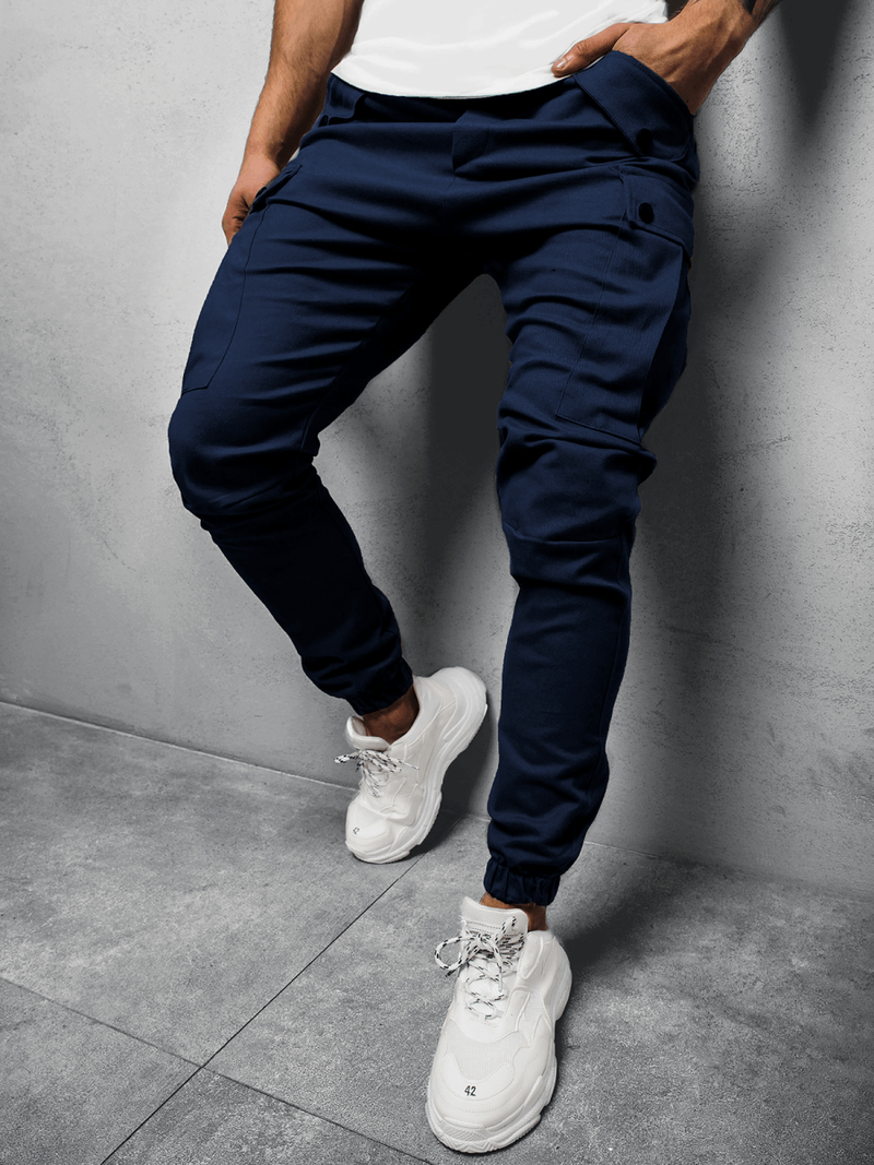 Штани чоловічі джоггери Темно-Синi OZONEE A/1005