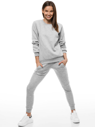 Spodnie dresowe damskie szare OZONEE JS/CK01