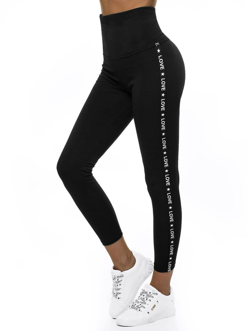 Legginsy damskie czarne OZONEE O/TS200/1