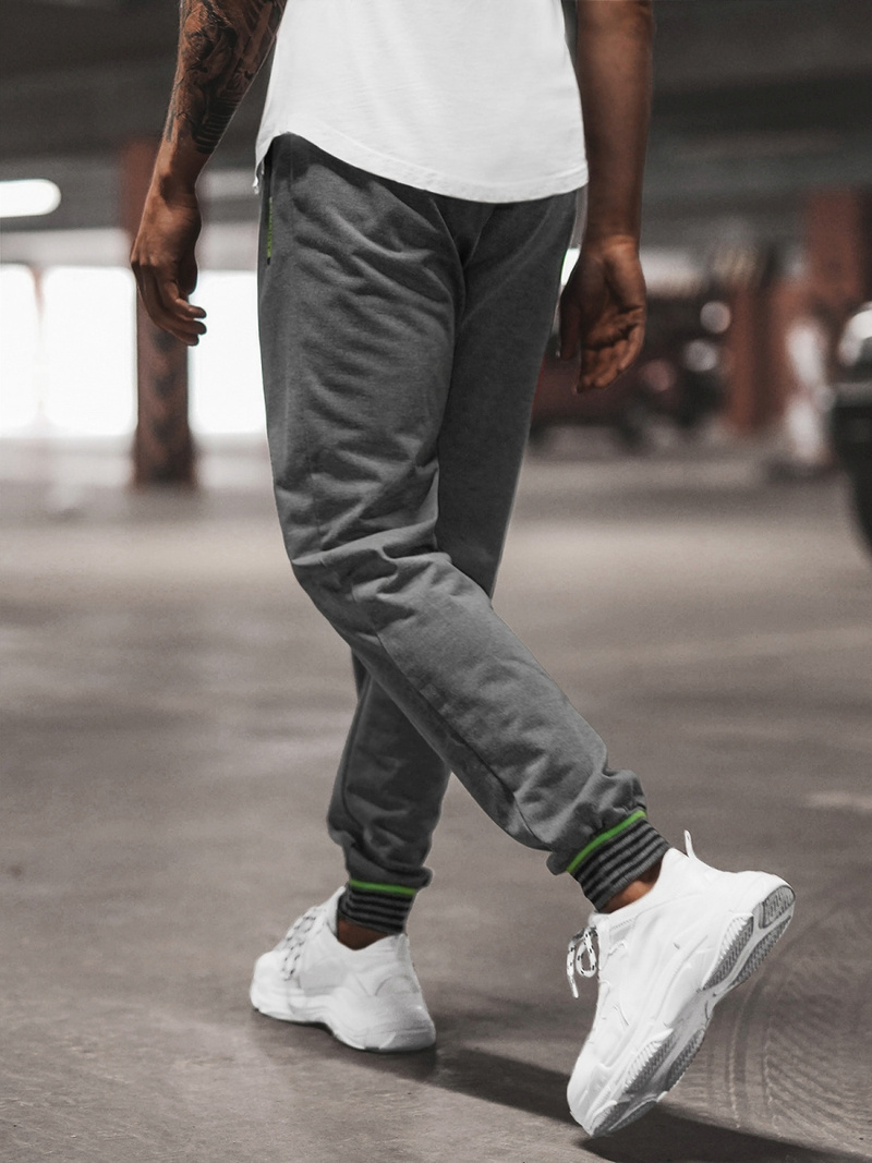 Штани спортивні чоловічі графіт OZONEE JS/68K10332Z