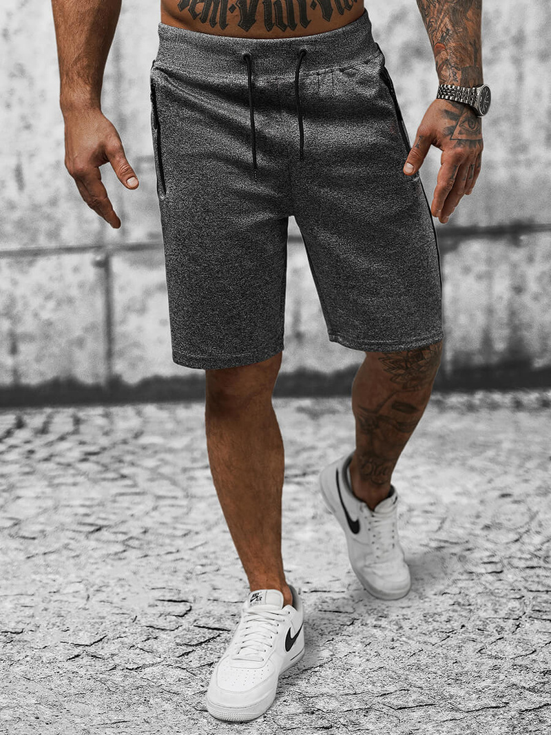 Шорти чоловічі Графітові OZONEE JS/8K281