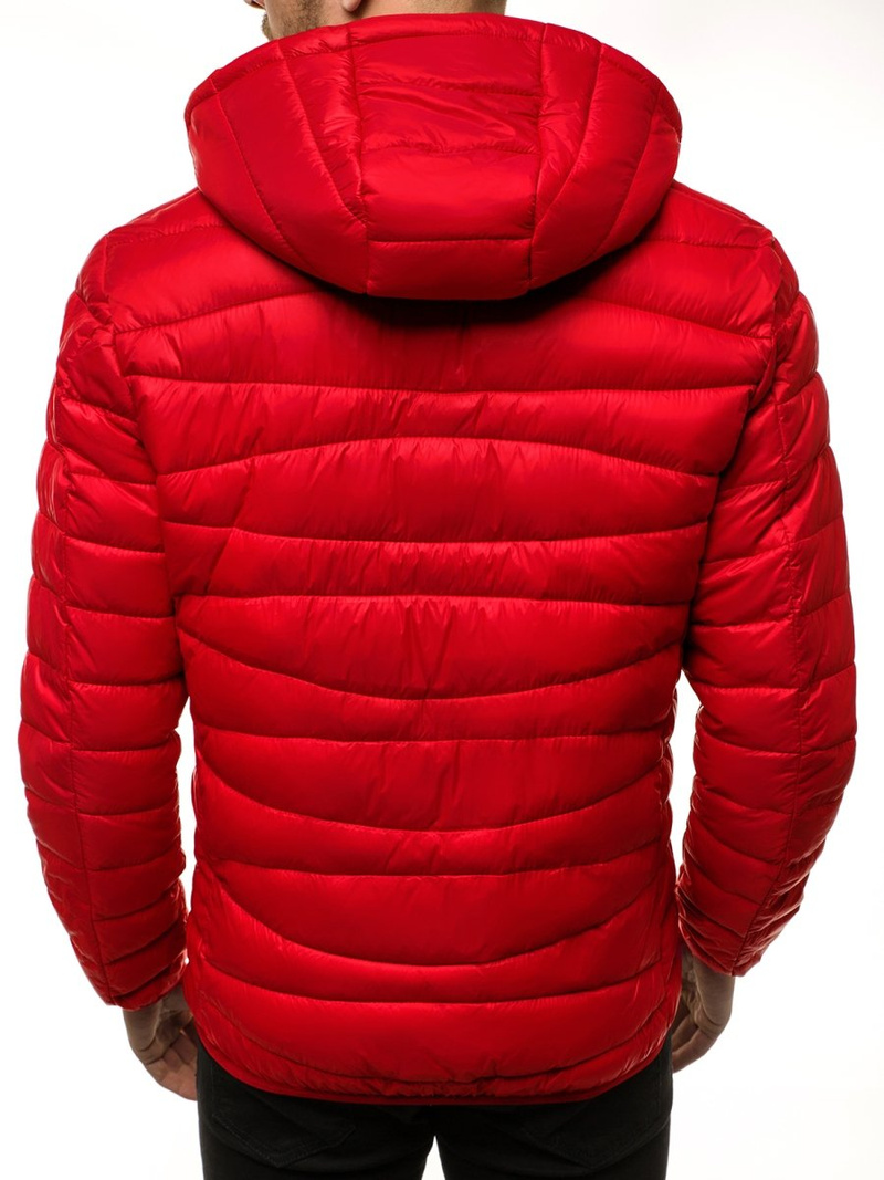 Kurtka męska przejściowa czerwona OZONEE JB/JP1139