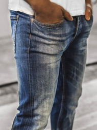 Spodnie jeansowe męskie niebieskie OZONEE G/1049