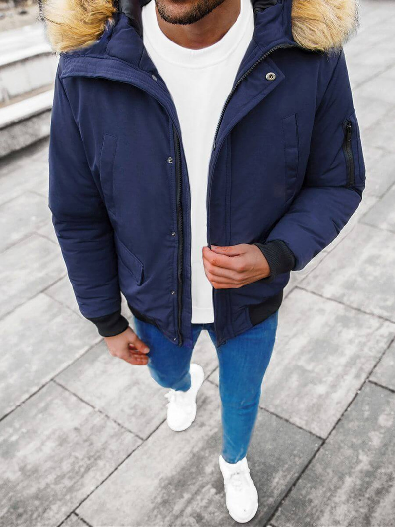 Куртка чоловіча Темно-Синя OZONEE JS/M2019/215