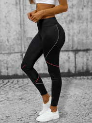 Legginsy damskie czarne OZONEE O/YY9272