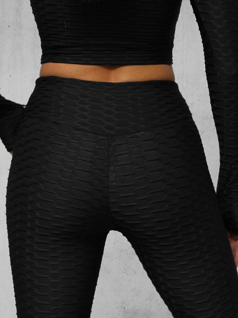 Жіночий спортивний костюм з двох частин Чорний OZONEE O/22060Z