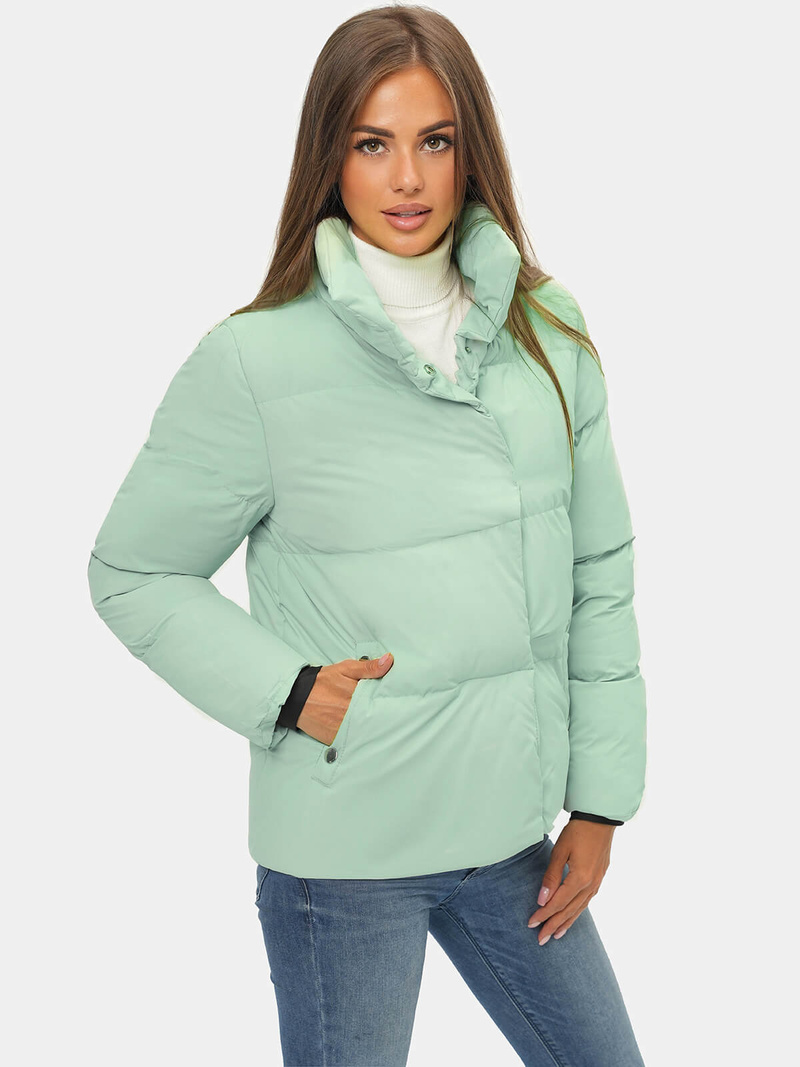 Куртка жіноча м'ятна OZONEE JS/M23062/236