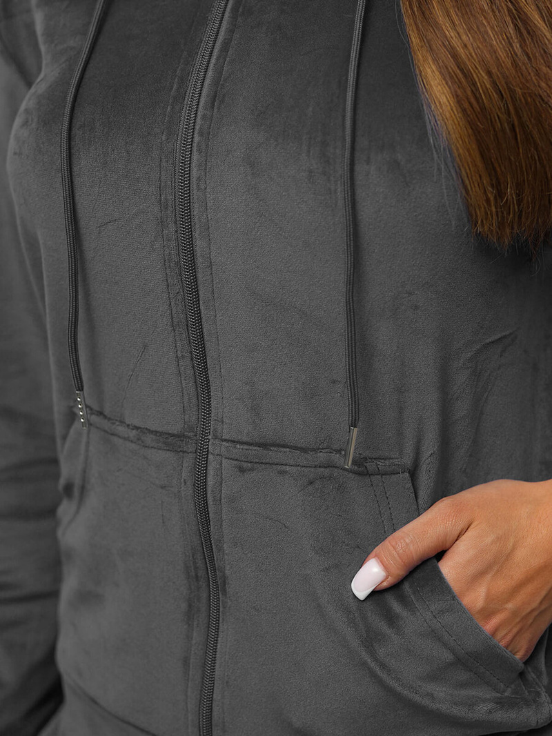 Спортивний костюм жіночий графіт OZONEE JS/8C1176/6Z