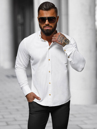 Класична сорочка чоловіча Бiла OZONEE O/V90