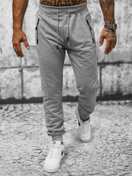 Spodnie dresowe męskie szare OZONEE JS/8K198