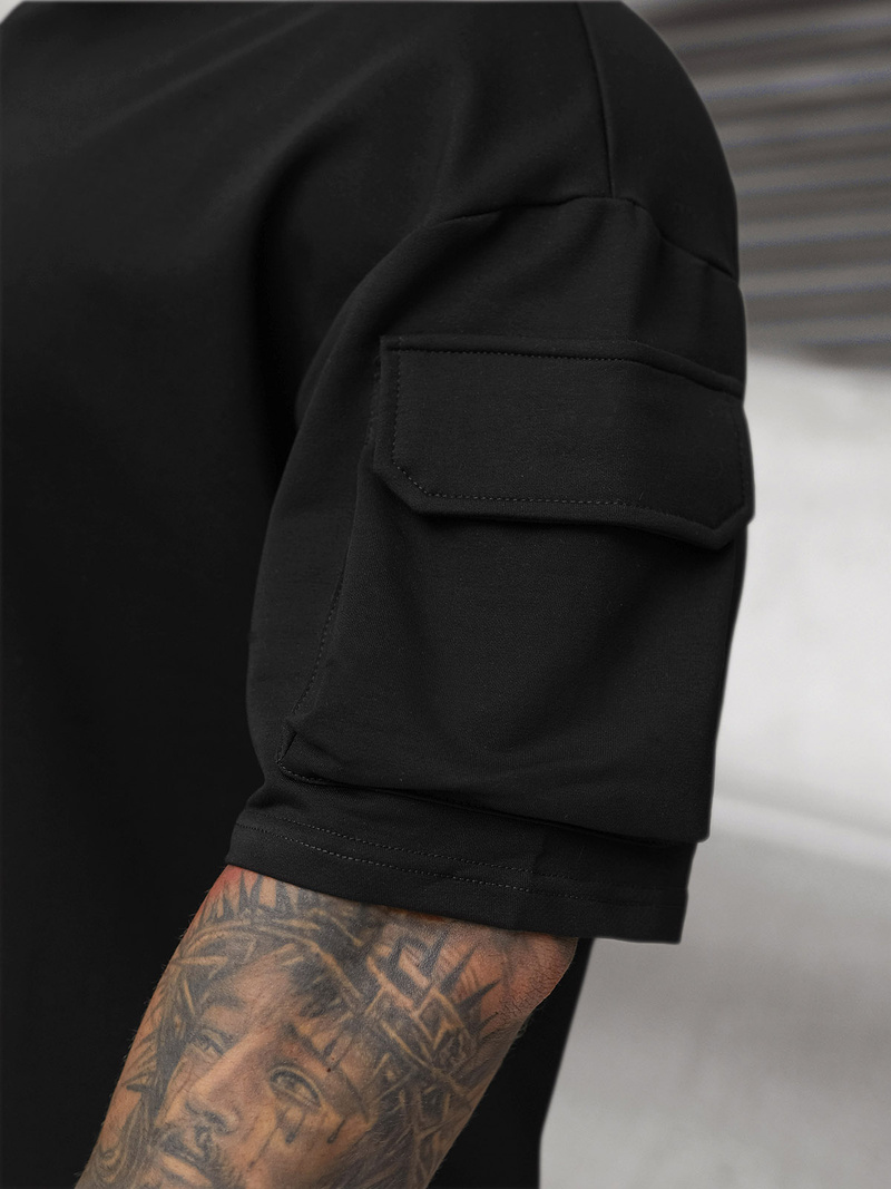 Чоловічий спортивний комплект чорний OZONEE JS/27C6535/3