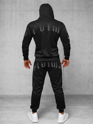 Komplet dresowy męski czarny OZONEE O/FF3781AB