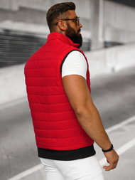 Безрукавка чоловіча Червона OZONEE JS/MY77Z