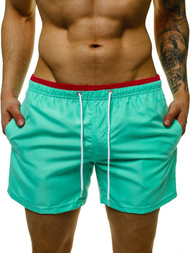 Spodenki kąpielowe męskie miętowe OZONEE ST006-10