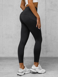Legginsy damskie czarne OZONEE JS/XY24017L