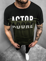 T-Shirt męski zielony OZONEE JS/SS11106Z