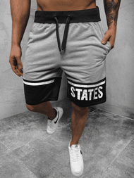 Spodenki dresowe męskie szare OZONEE JS/68K10056