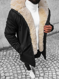 Kurtka zimowa męska czarna OZONEE JS/22M39/392