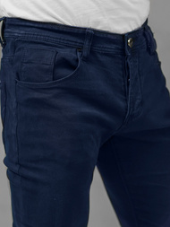Spodnie męskie chino ciemno-niebieskie OZONEE NB/MP0160BS