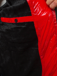 Kurtka zimowa męska pikowana czerwona OZONEE N/6463