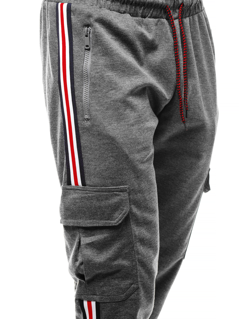 Штани спортивні чоловічі Темно-сірі OZONEE JS/JZ11009