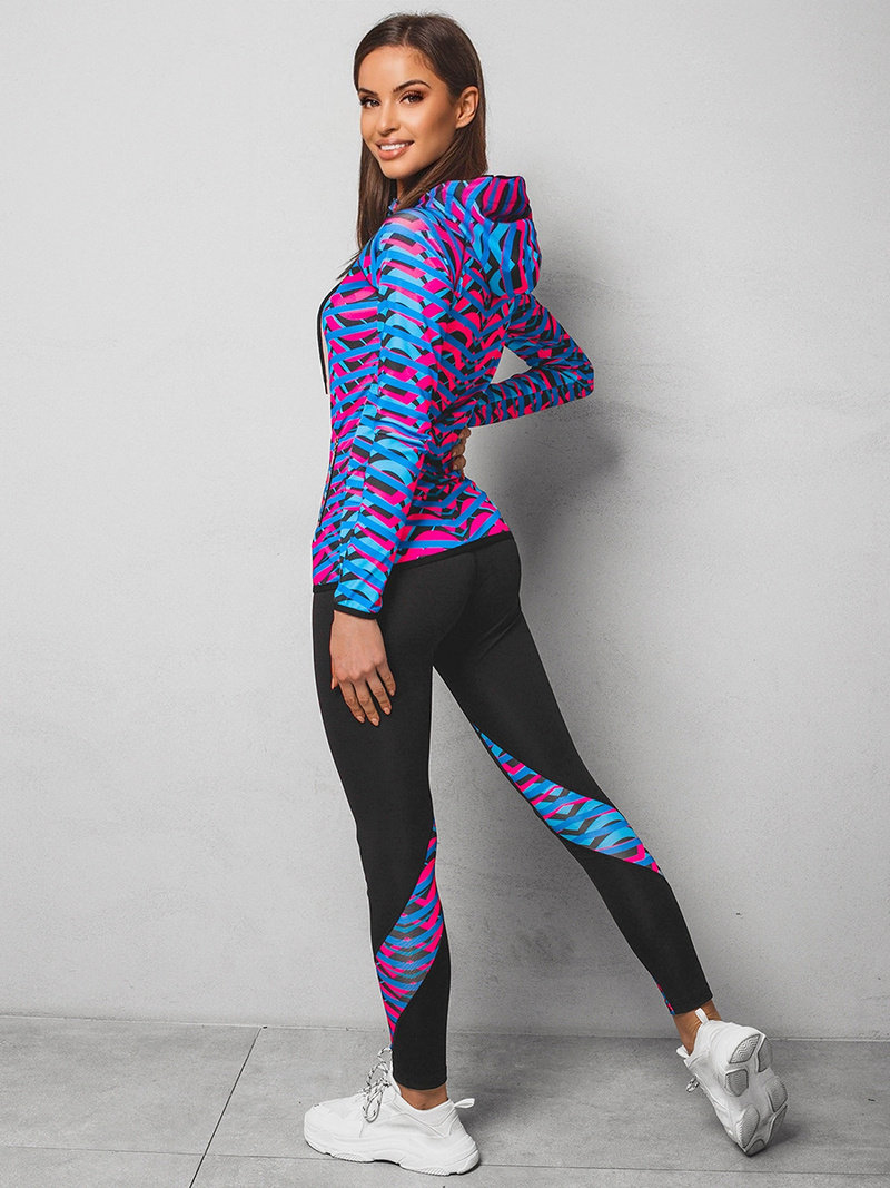 Komplet sportowy dwuczęściowy kolorowy OZONEE O/18239Z