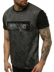 Футболка чоловіча Чорний OZONEE JS/KS2083