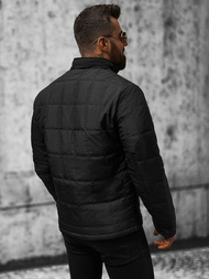 Kurtka męska czarna OZONEE JS/22M302/392