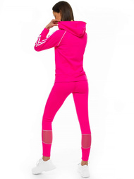 Komplet sportowy dwuczęściowy damski różowy OZONEE JS/HD070/51