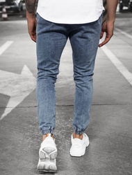  Штани чоловічі джоггери Синi OZONEE DJ/5820