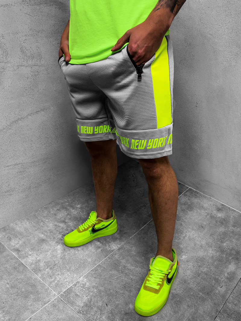 Spodenki dresowe męskie szare OZONEE JS/KS2520Z