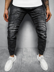 Spodnie męskie jogger czarne OZONEE JS/K10001/2