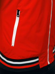 Kurtka bomberka męska czerwona OZONEE N/6197