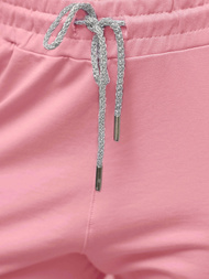 Жіночий спортивний костюм з двох частин pожевий OZONEE O/12113Z