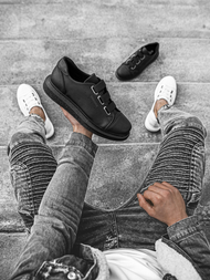 Sneakersy czarne OZONEE CH/253