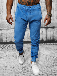 Чоловічі чорні велюрові спортивні cинi OZONEE JS/8K1172/17